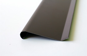 Ламель Гамма-жалюзи, ширина 156 мм, двустороннее полимерное глянцевое покрытие, RAL 7024