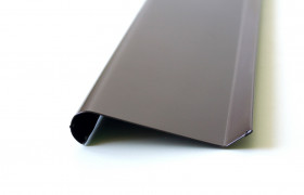 Ламель Гамма-жалюзи, ширина 156 мм, двустороннее полимерное глянцевое покрытие, RAL 8019