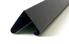 Ламель-жалюзи Твинго МАКС, шаг 70 мм, двустороннее полимерное матовое покрытие, RAL 7016 Серый антрацит